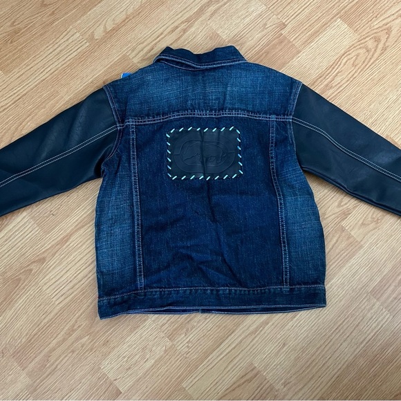 New Jean Jacket boys size 7 Ecko unlimited coat denim foundry - Picture 2 of 6